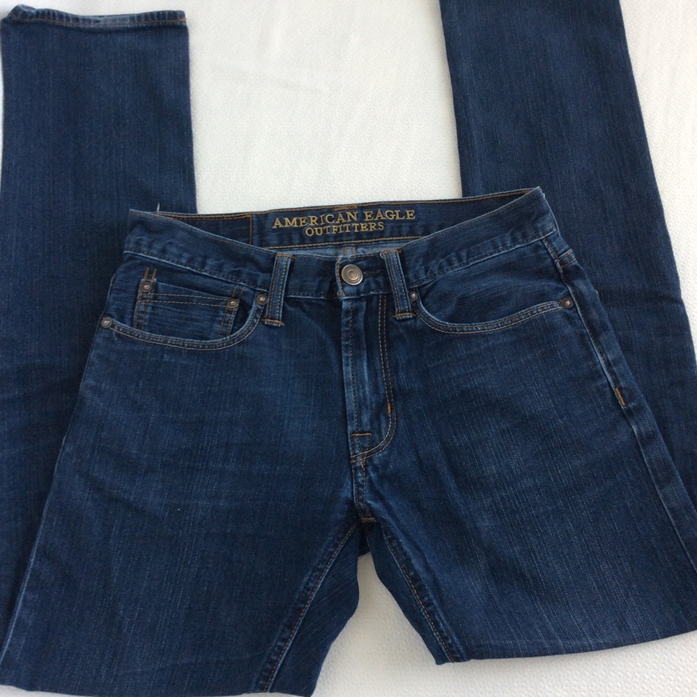 AEO Slim Straight Flex Jeans 28x32